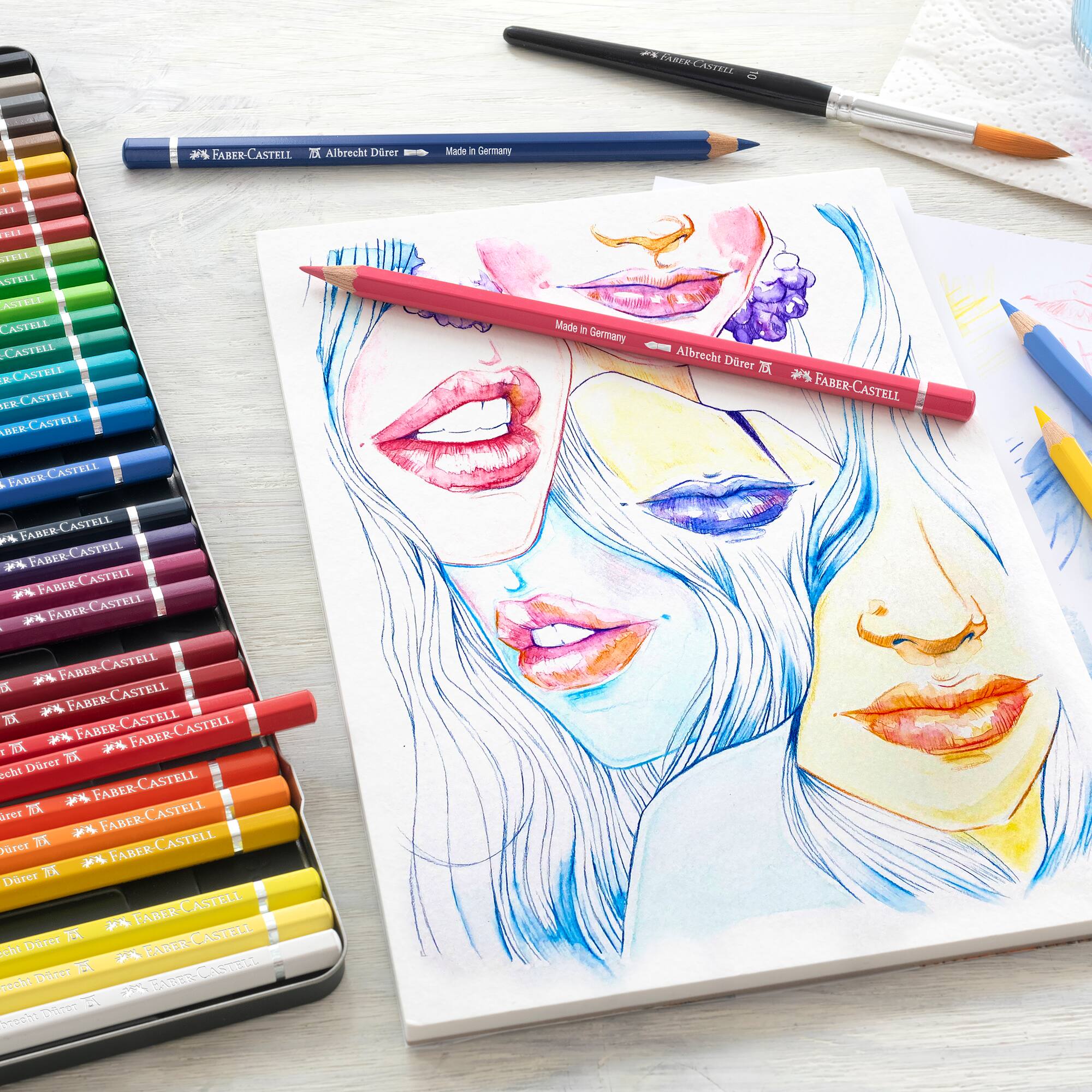 Faber-Castell Albrecht Durer 36 Color Watercolor Pencil Set